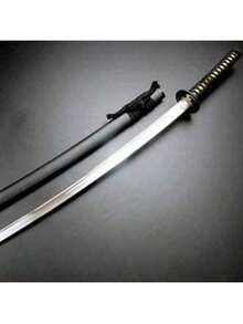 1把黑龙白龙武士刀，木质道具，动漫工艺品，武器道具，节日装饰，完美的生日/节日/万圣节/圣诞节礼物，装饰品 - 彩色 - 查看 3