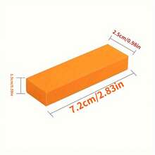 NEW 1Pc Limescale & Rust Remover Eraser High-Quality Rubber Cleaner For Bathroom Glass, Kitchen Pots,  Household Cleaning Tool - Orange - View 1