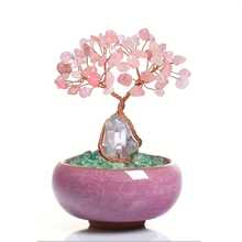 Árvore de Cristal com Cristais, Ametista, Quartzo Rosa, Funcional para Limpeza Energética, Alívio do Estresse, Meditação, Adequada como Decoração Espiritual para o Lar e Presente para o Natal, Dia dos Namorados - multicolorido - Visão 11