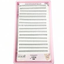 384pcs/16rows Wispy Fake Eyelashes, Segmented Natural Lower Lashes, Cartoon Style Lower Lashes, Japanese Anime Spiky Lower Lashes, Makeup Eyelash Tools, Eyelash Clusters, Individual Lashes, False Eyelashes - B - View 4