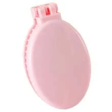 1pc Fashion Foldable Hair Brush For Women, Detangling Massage Comb With Compact Mirror - Type a - View 6