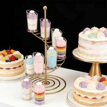 50/30/20/10个装透明塑料斜角杯，布丁果冻冰淇淋杯，甜点杯，派对婚礼餐饮用品食品容器，迷你甜点开胃菜杯，餐厅迷你开胃菜盛放杯，适用于派对、婚礼、餐饮、冰淇淋、布丁和食品容器，厨房用品 - 透明 - 查看 9