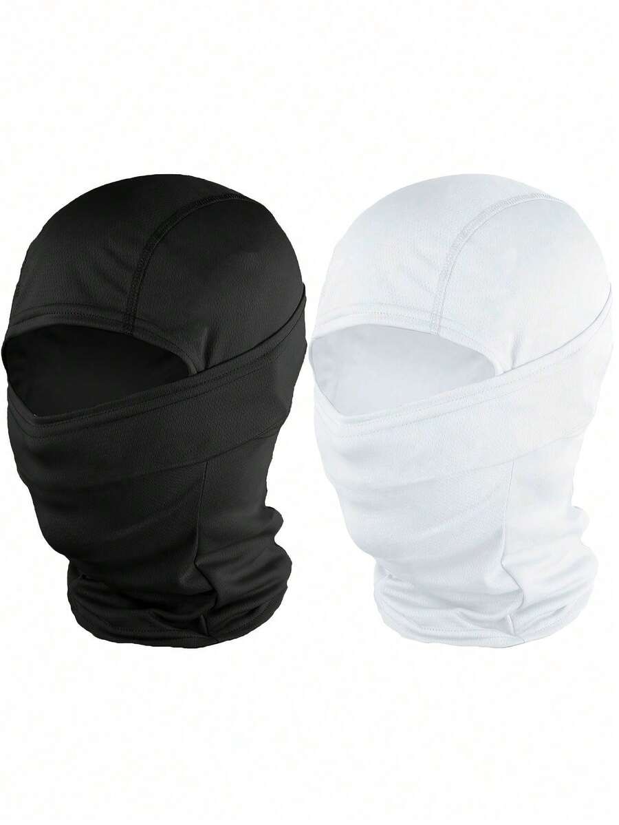 1 pieza/Paquete múltiple Máscara facial unisex para ciclismo, pasamontañas tipo cuello para protección solar, apto para ciclismo, senderismo, viajes al aire libre, todas las estaciones - Multicolor - Ver 1