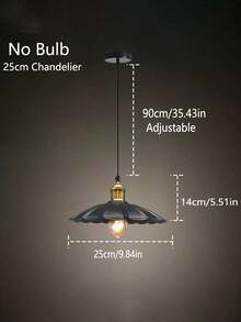 1盏现代简约工业复古风格吊灯，适用于餐厅、吧台、卡座、岛台、餐桌、卧室、台球桌、车库，E27灯座，硬线连接，不含灯泡 - 彩色 - 查看 9
