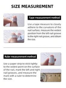 10pcs Handmade Faux Nails, Featuring Pink Almond Shape & Brown Carbide Accents, Paired With Yellow French Embossed Pattern, Cute Minimalist Chic High-End - Multicolor - View 5