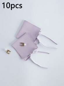 1/10/50个装超细纤维首饰袋,首饰包装袋,首饰礼品袋,婚礼生日派对糖果袋,耳环手链项链收纳袋,派对节日礼品包装袋 - 超纖滿蓋 - 查看 94