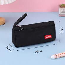 Customized Text LOGO Minimalist Pencil Case, Large Capacity Stationery Bag, Stationery Box, Student Pencil Pouch For Men & Women, Back To School Gift, Exclusive Pencil Bag, Student Large Capacity Pencil Bag, Dirt-Resistant Minimalist Stationery Box, High-Quality Pencil Box, Stationery Pencil Bag - Multicolor - View 19