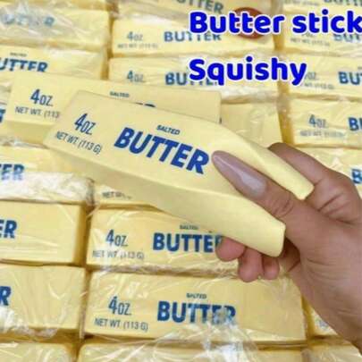 Soft Butter Stress Toy - Moist & Stretchy Fidget Stick For Anxiety Relief & Focus