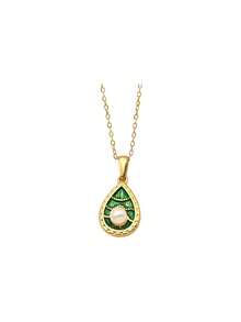 Manta Ray Pendant Necklace, Opal, Manta Ray, Snake, Stainless Steel Necklace, Wheat Chain, For Women, Men, Summer, Beach, Mobula, 42555808 - 藏蓝色 - 查看 1