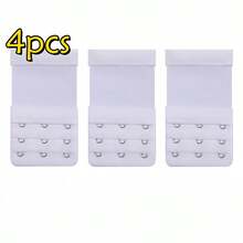 3/6/9件装加大码可调节弹性文胸延长带，2排3扣长款文胸后背夹，舒适文胸延长带，适合日常穿着和换季服装调整 - 彩色 - 查看 24