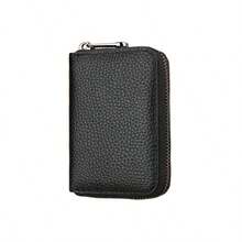 1pc High-Quality PU Leather Mini Card Holder - 22 Slots Name Card Case, Wallet Credit Card Holder, Compact Design, Durable & Fashionable, Unisex - Single Piece - View 13