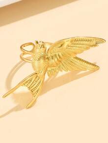 Anillo de lujo con diseño de animal de moda, anillo de dedo con diseño creativo de pájaro 3D - Anillo de golondrina - Ver 6