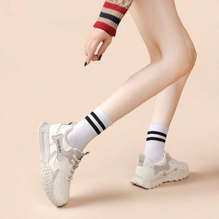 春季舒适软底网面透气休闲运动鞋 A88062 - 灰色 - 查看 1