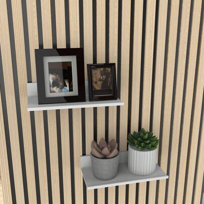 1 pièce Support de panneau acoustique minimaliste robuste - Organisateur de panneau d'isolation sonore sans perçage, (noir/blanc) Étagère polyvalente convenant pour la maison/le bureau/le studio d'enregistrement - Support pour vase et fleurs de studio d'enregistrement, support pour panneaux acoustiques, plantes grasses et fleurs fraîches/séchées, compatible avec les panneaux acoustiques, les bouteilles de vin, les bouteilles de champagne - Installation facile, décoration moderne, panneau d'isolation sonore mural, rangement de bureau, organisateur élégant, structure solide, idéal pour les producteurs de musique