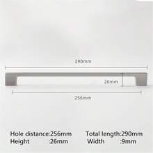 1个简约黑色拉丝镀金铝合金家具柜门/抽屉把手，玻璃柜门拉手，家居五金配件 - 彩色 - 查看 26