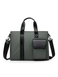 Waterproof & Durable Nylon Men's Business Laptop Bag, Handbag & Shoulder Bag - Multicolor - View 8