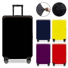 1 Pack L/XL Thickened Elastic Luggage Cover, Fits 19-25 Inch Suitcases, Dust-Proof Travel Accessory - Multicolor - View 8