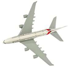 1 pieza Modelo de avión de la aerolínea Emirates, modelo de metal fundido, adecuado para regalo y colección, regalo de vacaciones, presente - Multicolor - Ver 8