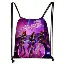 Hasbro 1 chiếc balo dây rút hình phù thủy hoạt hình, túi đeo vai cỡ lớn dành cho học sinh. - Nhiều màu - Xem 5