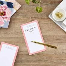 Hallmark - Bloc de notas 3 cuadernos en varios tamaños con bolígrafo dorado - hermosas rosas - Ver 2