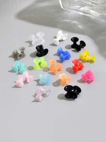 20个9毫米超薄硅胶耳扩，朋克风耳饰，简约时尚耳塞，男女通用 - 耳廓 - 查看 23