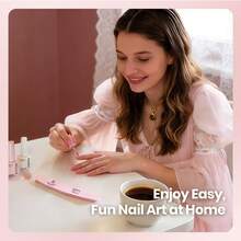 Beetles Gel Nail Polish Kit With U V Light - 80Pcs Color Enchantment 55 Colors Gel Polish Starter Kit - Ánh sáng huyền ảo 6 màu - Xem 7