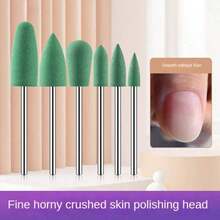 6pcs Professional Nail Drill Bit Set, For Removing Cuticles And Polishing, Silicone Nail Drill Bits With Russian And Japanese Style - Multicolor - View 7