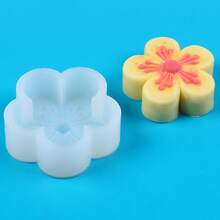 1pc Flower Series Sakura, Clover, Peach Blossom Aroma Stone Plaster Silicone Mold, Handmade DIY Fragrance Stone Decor Mold, Multiple Patterns, Non-Stick, Easy Demold - 3645 - View 6