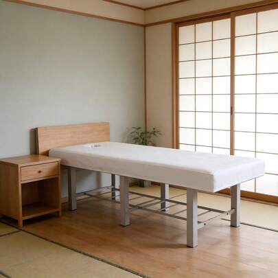 Massage Table Cover With Hole, Designed For Beauty Salons And Therapy Massage Beds. Anti-Slip And Anti-Dirt, Machine Washable And Reusable. Won't Stick To The Body, Suitable For All Year Round.