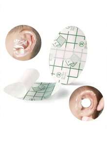 10个/20个/30个/40个/60个/100个装塑料防水耳塞，游泳防水耳塞 - 無色 - 查看 4