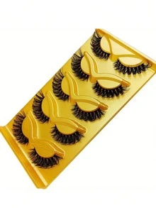 3D Mango Curl False Eyelash (5 Pairs Set/Naturally Stretching Eye Tail - View 5
