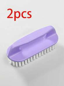 1pc Multi-Color Plastic Household Cleaning Brush Set, Versatile For Washing Clothes, Face, Shoes, Scrubbing Board, Essential Home Cleaning Tool - Multicolor - View 27