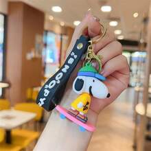 1pc Couple Pendant, Student Backpack Charm, Car Key Chain, Small Gift For Back To School, Party, Random Style - Multicolor - View 8