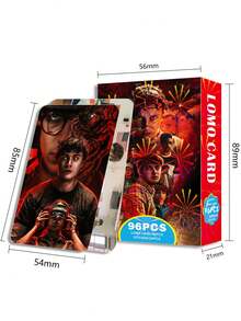 asmodee 96张/30张卡通动漫人物双面卡片收藏周边‌贺卡‌贴纸‌明信片 LOMO卡牌游戏派对装扮道具情人节礼物 - 彩色 - 查看 3