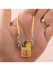 17cm Crossbody Bag Charm, Christmas Creative Hanging Decor, 1st/2nd/3rd Generation Glazed Figurine Doll Accessory For LABUBU Crossbody Bag - Multicolor - View 15