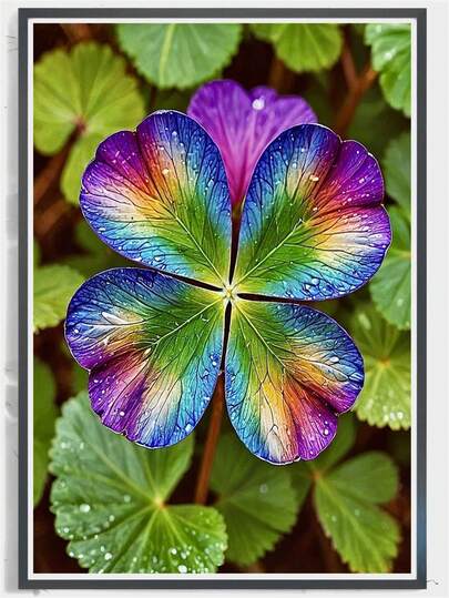 Bộ tranh đính đá hoa DIY, tác phẩm nghệ thuật trang trí hoàn hảo kèm bộ dụng cụ, quà tặng ngày lễ cho mẹ.