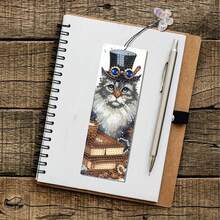3pcs/Set DIY Diamond Painting Bookmarks - Animal Designs, Multicolor Mosaic Decor - View 6