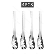 4件套不锈钢多功能甜点勺、咖啡勺、辣椒勺、黄油勺、冰淇淋勺、调味勺 - 查看 12