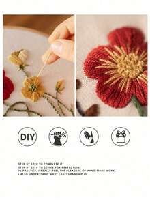 New Embroidery DIY Starter Kit, Includes Suzhou Embroidery, Hunan Embroidery And Cross-Stitch Kits, Embroidery Supplies, Handicraft Set, Sewing Kit - Multicolor - View 8