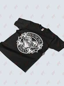 The Bouncing Souls Broken Heart Punk T-Shirt XWMJ - Black - View 3