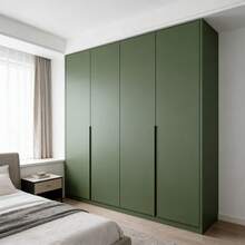 1卷纯色家居装饰深绿色自粘墙纸，可移除哑光质感接触纸，现代流行墙贴，适用于房间、卧室装饰、架子衬垫、家具翻新 - 抹茶綠 - 查看 7