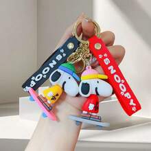 1个情侣玩偶钥匙扣书包挂件汽车钥匙扣小礼物返校季派对礼物随机款式 - 彩色 - 查看 4