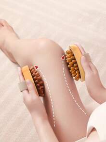 1/2 chiếc bàn chải massage, bàn chải, lược massage, bàn chải thoa tinh dầu toàn thân, bàn chải đệm khí toàn thân, bàn chải nhào mỡ bụng, dụng cụ massage - Nhiều màu - Xem 1