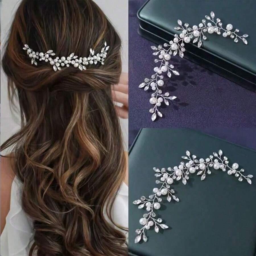 1pc Casual Elegant Plastic Hair Band, Suitable For All Seasons, Party & Daily Wear