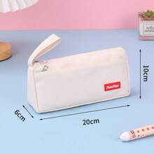 Customized Text LOGO Minimalist Pencil Case, Large Capacity Stationery Bag, Stationery Box, Student Pencil Pouch For Men & Women, Back To School Gift, Exclusive Pencil Bag, Student Large Capacity Pencil Bag, Dirt-Resistant Minimalist Stationery Box, High-Quality Pencil Box, Stationery Pencil Bag - Multicolor - View 13