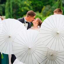 1 chiếc ô trang trí đám cưới kiểu phương Tây/châu Âu chất lượng cao, ô giấy trắng có thể tùy chỉnh, ô che nắng cô dâu, trang trí đám cưới, quà tặng sáng tạo, quà sinh nhật - Dùng làm quà cưới, ô kiểu Nhật Bản/Trung Quốc, ô giấy tự làm để trang trí đám cưới và tiệc tùng. - trắng - Xem 7
