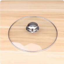 Tempered Glass Lid, Round Universal Transparent Heat-Resistant Wok/Pan Cover - Transparent - View 7