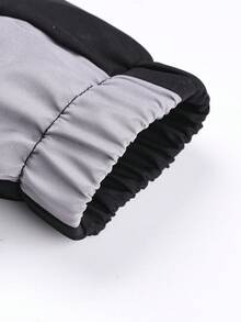 Chaqueta de moda urbana para hombre, de poliéster, cortavientos funcional, estampado de 67 letras, estilo casual y suelto, versátil - Gris - Ver 8