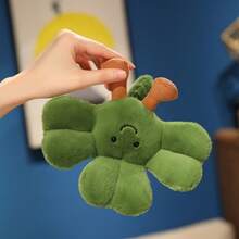 Muñeco de peluche suave y adorable con forma de trébol de cuatro hojas, ideal como decoración de escritorio y hogar, regalo perfecto para bodas, Día de la Madre, Día del Niño y cumpleaños de niños y niñas - Multicolor - Ver 11