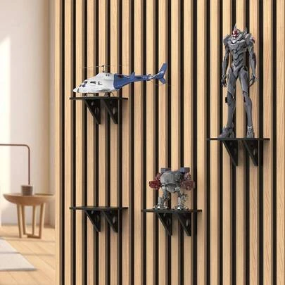 1 kệ treo tường cách âm - Lắp đặt không cần vít, thiết kế tối giản hiện đại, phù hợp trang trí nhà cửa và trưng bày tượng, kệ nhựa bền, thích hợp lưu trữ đồ đạc và giảm tiếng ồn, kệ trang trí, thiết kế kệ thời trang, dễ lắp đặt.